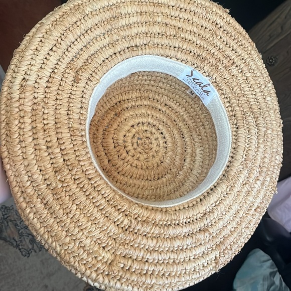 Scala 100% Rafia Hat. Size M - Picture 3 of 5